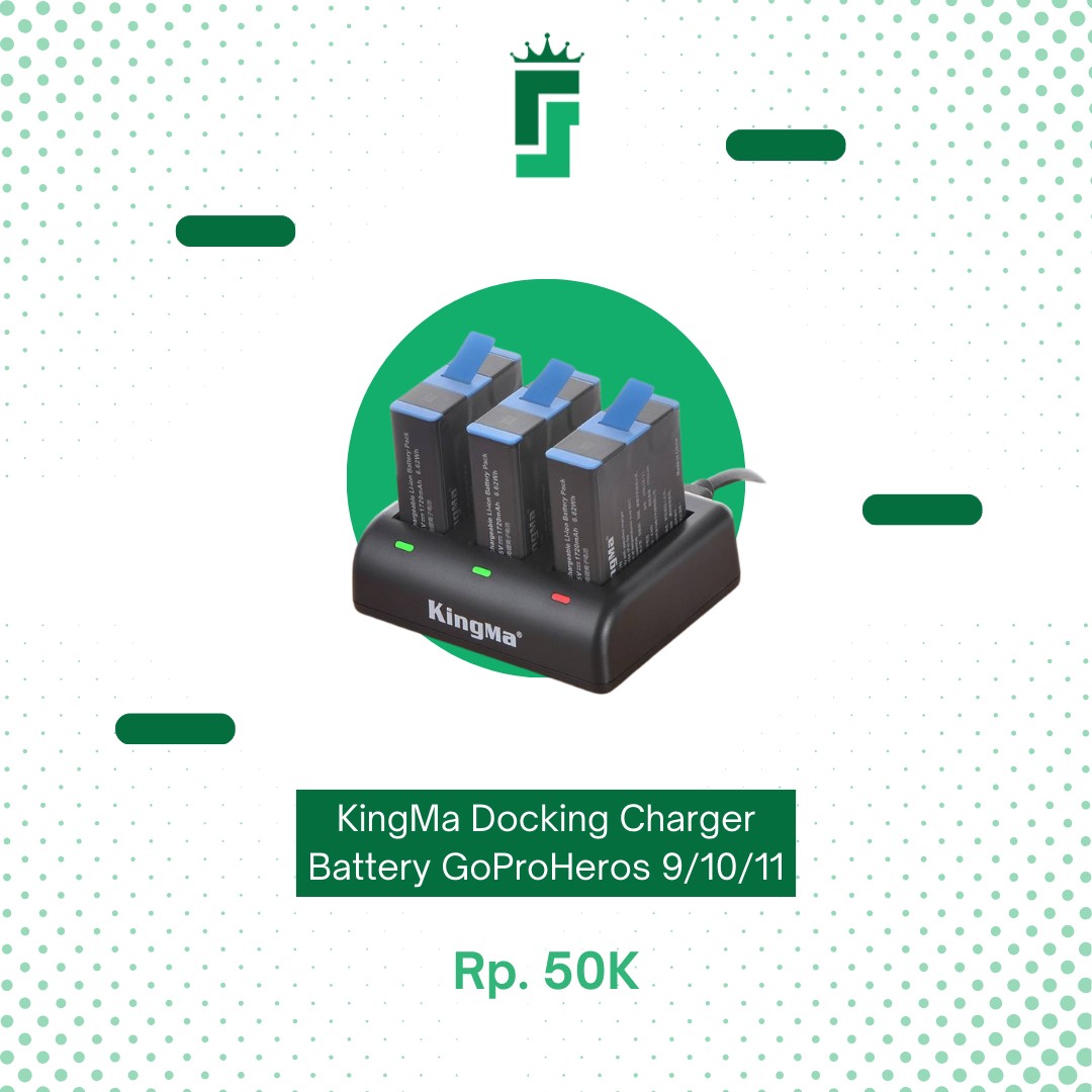 Charger Kingma GoPro Heros 10/11
