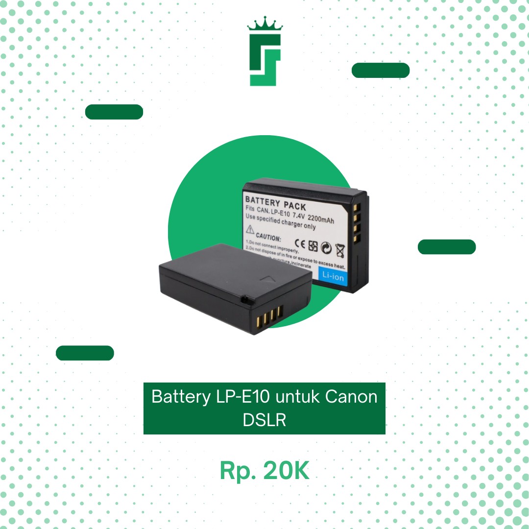 Battery LP-E10 (Canon D1100, D1200 & D1300)