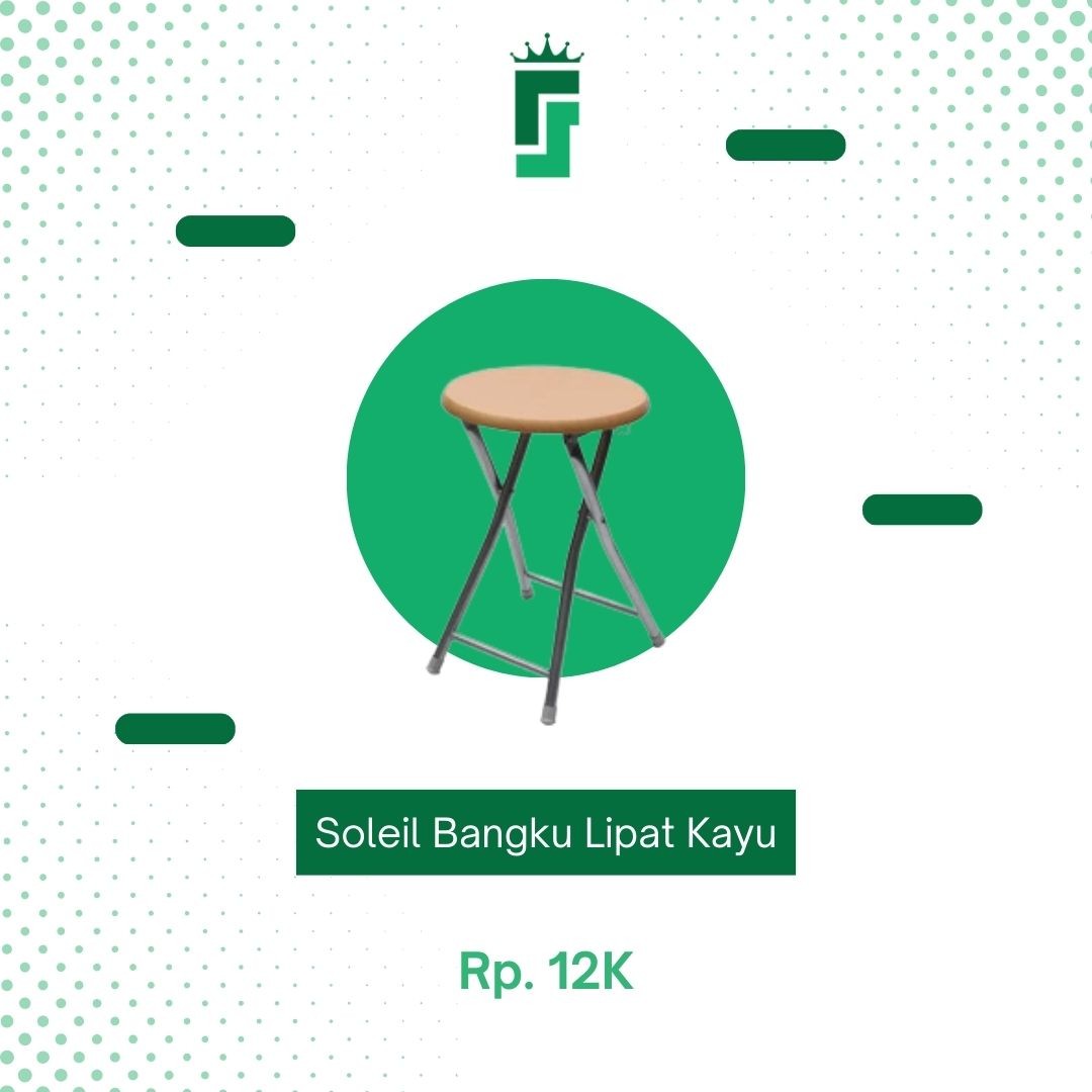 Soleil Bangku Lipat Kayu