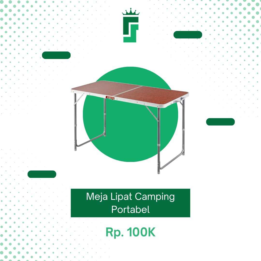 Meja Lipat Camping Portabel