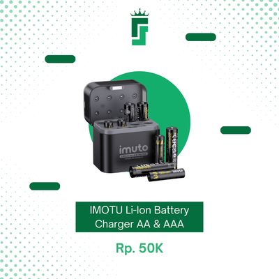 IMOTU Li-Ion Battery Charger AA & AAA