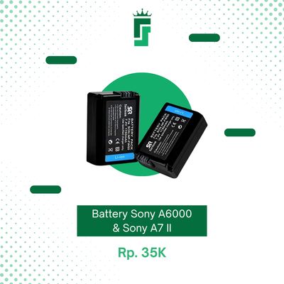 Baterai Sony A6000 & Sony A7 II